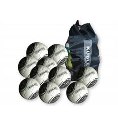 Pakke: 10stk skolefotballer med bag St&#248;rrelse 5